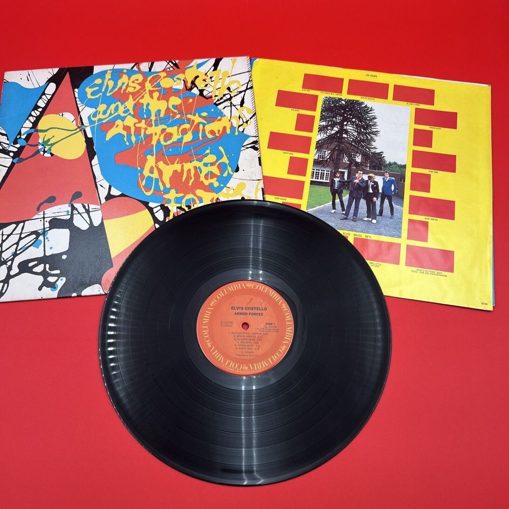Elvis Costello Armed Forces Vinyl‎ 33 LP JC 35709 Columbia Records 1978